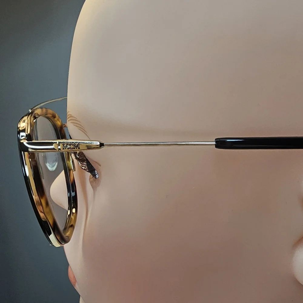 MCM Women's 53 mm Black & Havana Horned Aviator‎ Style Eyeglasses Frames